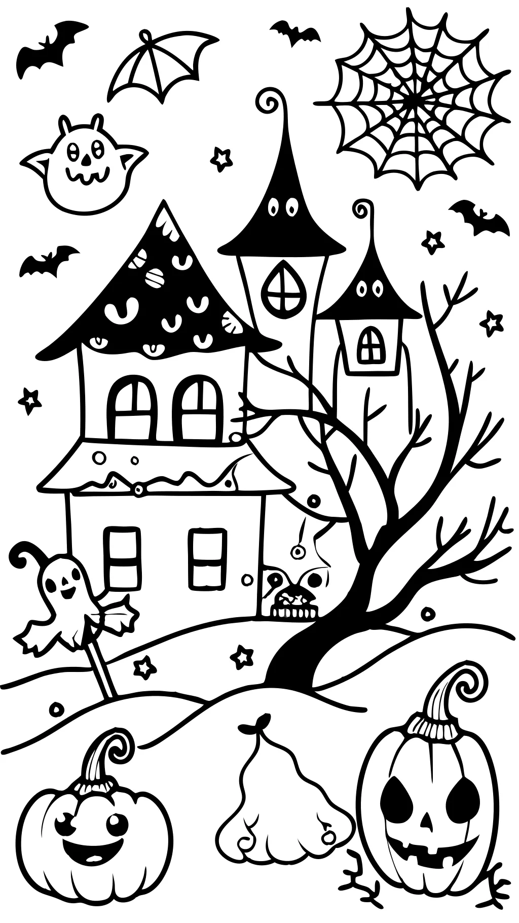 coloriages sur le thème d’Halloween